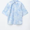 Camicia a maniche corte in cotone