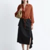 Camicia a quadri con coulisse