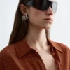 Camicia a quadri con coulisse