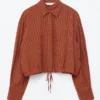 Camicia a quadri con coulisse