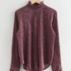 Camicia a quadri con volant larghi