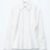 Camicia affusolata con cintura da annodare