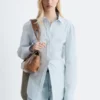 Camicia affusolata in cotone