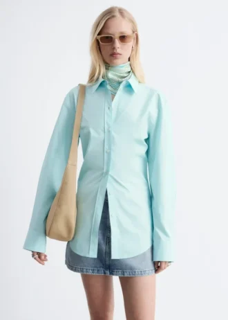 Camicia affusolata in cotone