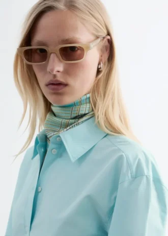 Camicia affusolata in cotone