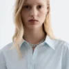 Camicia affusolata in cotone