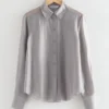 Camicia con maniche voluminose