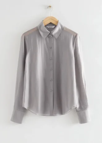 Camicia con maniche voluminose