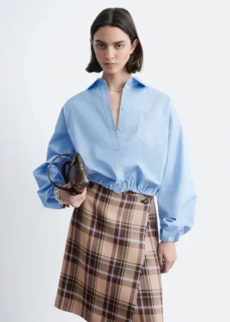Camicia corta con coulisse