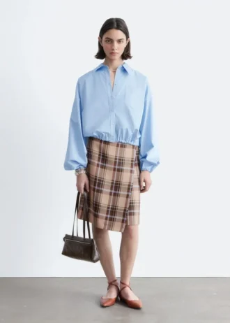 Camicia corta con coulisse