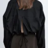Camicia corta con coulisse