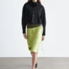 Camicia corta oversize in cotone