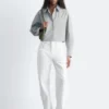 Camicia corta oversize in cotone