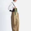 Camicia corta oversize in cotone