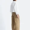 Camicia corta oversize in cotone