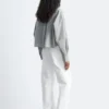 Camicia corta oversize in cotone