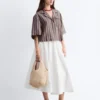 Camicia da resort a righe
