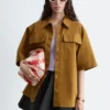 Camicia in cotone a maniche corte