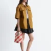 Camicia in cotone a maniche corte