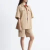 Camicia in cotone a maniche corte