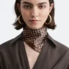 Camicia in cotone con vita aderente