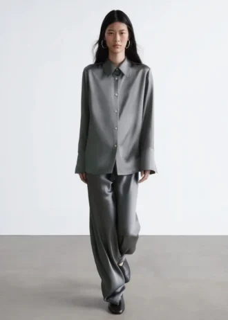 Camicia in raso