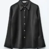 Camicia in raso