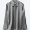 Camicia in raso