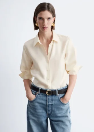 Camicia in seta dal taglio morbido