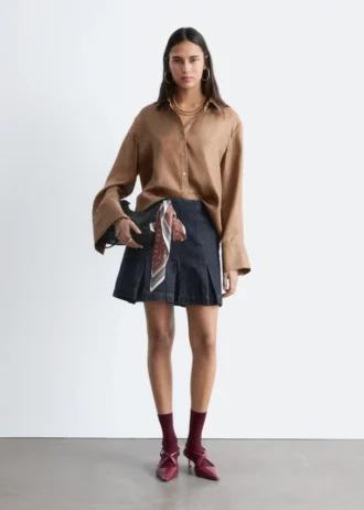 Camicia in seta dal taglio morbido