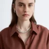 Camicia in seta dal taglio morbido