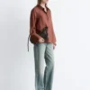 Camicia in seta dal taglio morbido