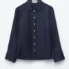 Camicia in seta dal taglio morbido