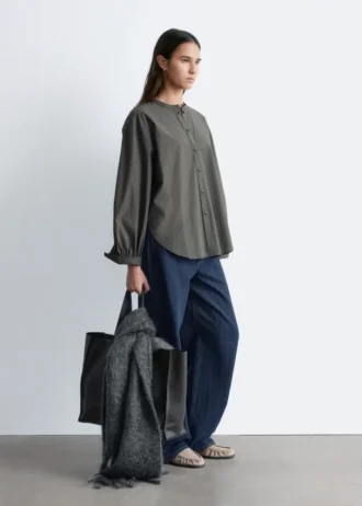 Camicia oversize in cotone