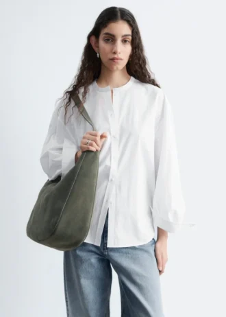 Camicia oversize in cotone