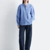 Camicia oversize in cotone