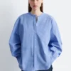 Camicia oversize in cotone