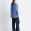 Camicia oversize in cotone