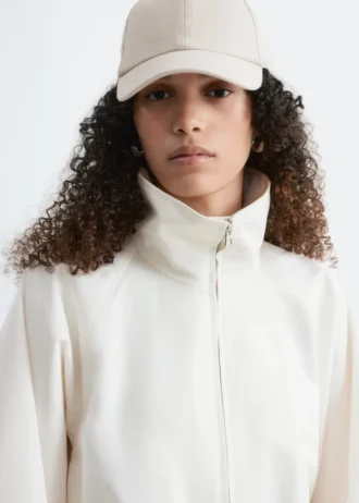 Cappellino da baseball in cotone e lino