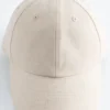 Cappellino da baseball in cotone e lino