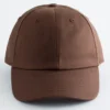Cappellino da baseball in cotone e lino