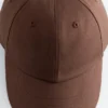 Cappellino da baseball in cotone e lino