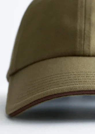 Cappellino da baseball in twill di cotone