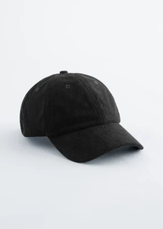 Cappellino da baseball in velluto a coste