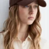 Cappellino da baseball in velluto a coste