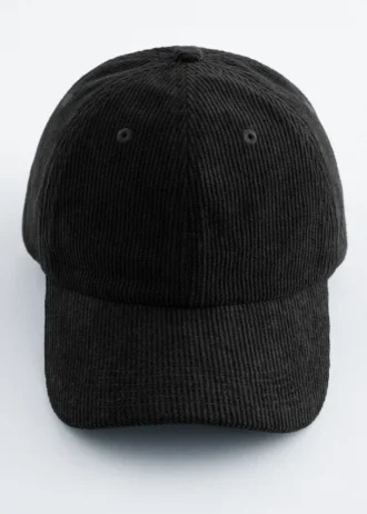 Cappellino da baseball in velluto a coste