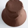 Cappello a secchiello in cotone e lino