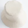 Cappello a secchiello in cotone e lino