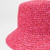 Cappello a secchiello in paglia