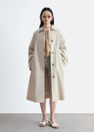 Cappotto da auto con cintura